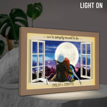 Load image into Gallery viewer, Personalized Light Photo Frame Custom Couple Gift for Anniversary