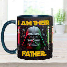 Load image into Gallery viewer, Personalized Star Wars Accent Mug Custom Name for Dad