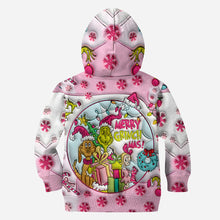 Load image into Gallery viewer, Personalized Pink Christmas Hoodie and Leggings Set Gift for Kids