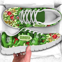 Load image into Gallery viewer, Personalized Christmas Sneakers Custom Name Gift Idea