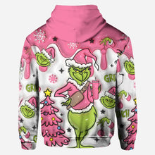 Load image into Gallery viewer, Personalized Pink Snowflakes Hoodie & Leggings Custom Name Gift for Her