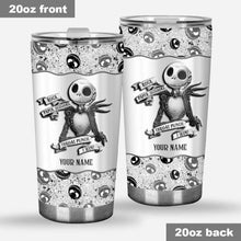 Load image into Gallery viewer, Personalized Nightmare Tumbler with Custom Name Gift for Halloween