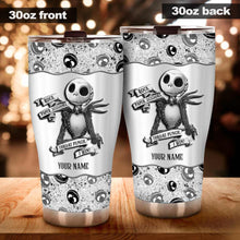 Load image into Gallery viewer, Personalized Nightmare Tumbler with Custom Name Gift for Halloween