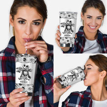 Load image into Gallery viewer, Personalized Nightmare Tumbler with Custom Name Gift for Halloween