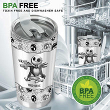 Load image into Gallery viewer, Personalized Nightmare Tumbler with Custom Name Gift for Halloween
