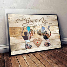Load image into Gallery viewer, Personalized Engagement Mouse Poster Custom Name Gift for Couple