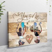 Load image into Gallery viewer, Personalized Engagement Mouse Poster Custom Name Gift for Couple