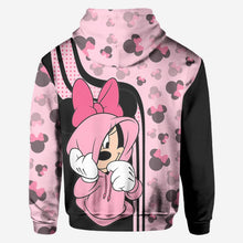 Load image into Gallery viewer, Personalized Mickey Mouse Hoodie Custom Name Gift for Couples