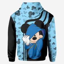 Load image into Gallery viewer, Personalized Mickey Mouse Hoodie Custom Name Gift for Couples
