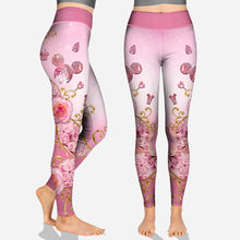 Load image into Gallery viewer, Personalized Pink Mouse Hoodie & Leggings Set Custom Name Gift