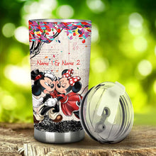 Load image into Gallery viewer, Personalized Couple Tumbler Custom Name Drinkware Gift