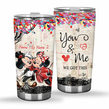 Load image into Gallery viewer, Personalized Couple Tumbler Custom Name Drinkware Gift