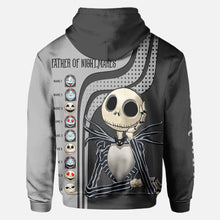 Load image into Gallery viewer, Personalized Father of Nightmares Hoodie Custom Name Gift for Dad
