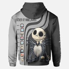 Load image into Gallery viewer, Personalized Father of Nightmares Hoodie Custom Name Gift for Dad