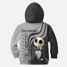 Load image into Gallery viewer, Personalized Father of Nightmares Hoodie Custom Name Gift for Dad