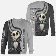 Load image into Gallery viewer, Personalized Father of Nightmares Hoodie Custom Name Gift for Dad
