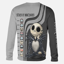 Load image into Gallery viewer, Personalized Father of Nightmares Hoodie Custom Name Gift for Dad