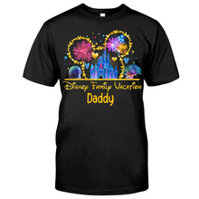 Load image into Gallery viewer, Personalized Disney Family Vacation T-shirt & Hoodie for Dad