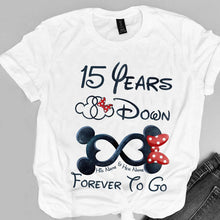 Load image into Gallery viewer, Personalized Forever To Go Mouse T-shirt & Hoodie Gift for Couples