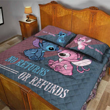 Load image into Gallery viewer, Personalized Cartoon Quilt Set with Custom Names | Unique Couple Gift