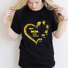 Load image into Gallery viewer, Personalized Best Mom in the Galaxy T-shirt & Hoodie Gift