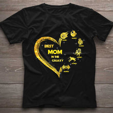 Load image into Gallery viewer, Personalized Best Mom in the Galaxy T-shirt & Hoodie Gift