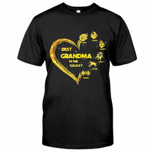 Load image into Gallery viewer, Personalized Best Grandma in the Galaxy T-shirt & Hoodie Gift for Mother's Day
