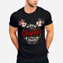 Load image into Gallery viewer, Personalized Disney Couples Trip T-shirt & Hoodie with Names