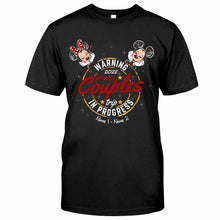 Load image into Gallery viewer, Personalized Disney Couples Trip T-shirt & Hoodie with Names