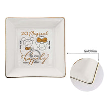 Load image into Gallery viewer, Personalized Couple Jewelry Dish Custom Name Gift for Anniversary
