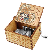 Load image into Gallery viewer, Personalized Hand Crank Music Box for Couples Gift Anniversary