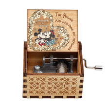 Load image into Gallery viewer, Personalized Hand Crank Music Box for Couples Gift Anniversary