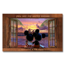 Load image into Gallery viewer, Personalized Couple Canvas You Are My Happy Ending Gift