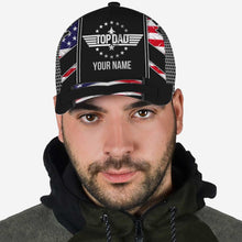 Load image into Gallery viewer, Personalized Independence Day Classic Cap Custom Name Gift for Dad