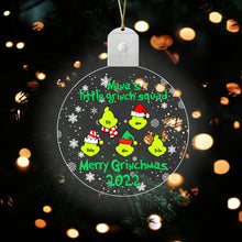 Load image into Gallery viewer, Personalized Round LED Acrylic Ornament for Grandma | Christmas Gift