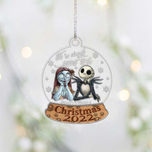 Load image into Gallery viewer, Personalized Nightmare Before Christmas Ornament Custom Names Gift
