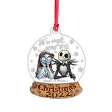 Load image into Gallery viewer, Personalized Nightmare Before Christmas Ornament Custom Names Gift