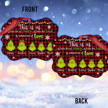 Load image into Gallery viewer, Personalized Christmas Ornament Custom Name Grinch Holiday Decor
