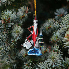 Load image into Gallery viewer, Personalized Nightmare Before Christmas Ornament Custom Name Gift