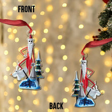 Load image into Gallery viewer, Personalized Nightmare Before Christmas Ornament Custom Name Gift