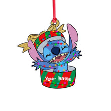 Load image into Gallery viewer, Personalized Christmas Ohana Ornament Custom Gift for Family
