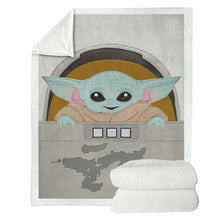 Load image into Gallery viewer, Personalized Baby Blanket with Cute Character Custom Name Gift