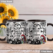 Load image into Gallery viewer, Personalized Halloween Accent Mug Custom Name for Couples