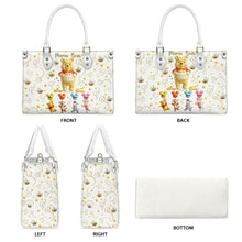 Load image into Gallery viewer, Personalized Leather Handbag with Mama Bear Design for Mom