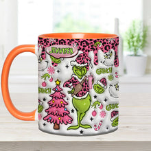 Load image into Gallery viewer, Personalized Grinch Accent Mug Custom Name Christmas Gift