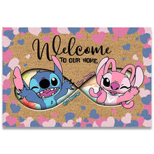 Load image into Gallery viewer, Personalized Couple Doormat with Custom Names - Welcome Home Gift