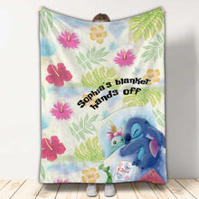 Load image into Gallery viewer, Personalized Ohana Blanket Custom Name Soft Flannel Gift