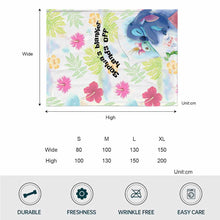 Load image into Gallery viewer, Personalized Ohana Blanket Custom Name Soft Flannel Gift