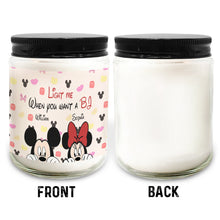 Load image into Gallery viewer, Personalized Couple Candle with Lavender Scent - Custom Names Gift for Anniversary