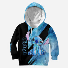 Load image into Gallery viewer, Personalized Hoodie and Leggings Set Ohana Custom Name Gift